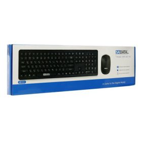 کیبورد و ماوس  آکبند بی سیم سادیتا مدل SKM-2401 WL
