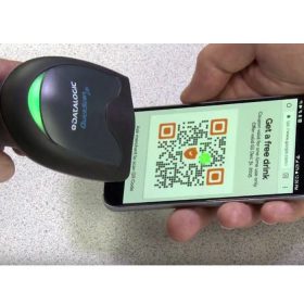 بارکدخوان دیتالاجیک دو بعدی سیم دار مدل I Lite QW2400 با پایه استوک